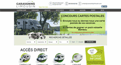 Desktop Screenshot of caravaning-limousin.com
