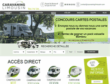 Tablet Screenshot of caravaning-limousin.com